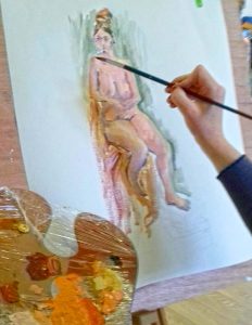 the life figure, done in the life drawing art class, lydiate, liverpool, merseyside. done with pencil, female figure